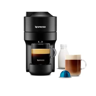 Nespresso ENV90.B Vertuo Pop Automatic Pod coffee machine for Americano, Decaf, Espresso, Liquorice Black