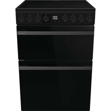 Hisense Hi6 Max 60cm Electric Cooker with Ceramic Hob - Jet Black - A Rated
