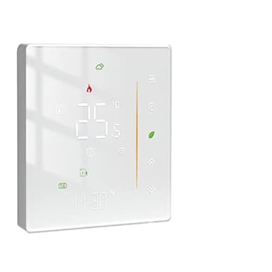MOES Smart Thermostat WiFi Programmable Room Underfloor Heating Temperature Controller for Gas Boiler Temperature Humidity Weather Station Tuya/Smart Life APP Wireless Control Alexa Google Home