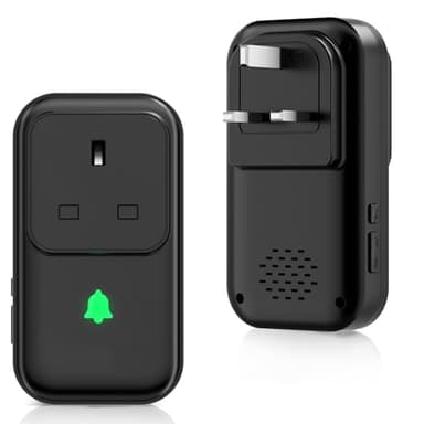 COTINSE Power Failure Alarm with LED Indicator Lights, 0-110db Freezer Power Cut Alarm with 5 Adjustable Levels, 7 Chimes Power Loss Alarm System Perfect for Monitoring Refrigerators, Aquarium