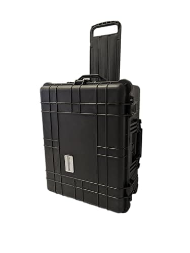 Challenger | TR5013 Heavy Duty Large Waterproof Travel Case, Flight Case, Camera Case with Foam | Wheeled Hard Case with Retractable Pull Handle | Customisable Pick & Pluck Foam Insert-IP67 Certified