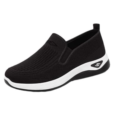 Womens Comfortable Working Nurse Shoes Non-Slip Adjustable Breathable Slip-On Walking Sneaker Casual Nursing Orthotic Lightweight Shoes Orthopedic Trainers
