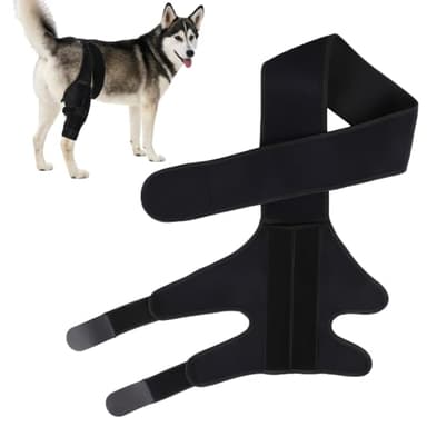 Wxeadu Dog Knee Brace for Hind Leg, Dog Leg Protectors, Dog Knee Brace for Cruciate Ligament, Dog Leg Brace for Wound Injury and Sprain Healing of Arthritis for Torn ACL Front Leg