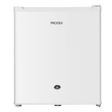 Prodex PX3711W Table Top Fridge, 41 Litre Capacity, Built in Chill Box Compartment, 1 Wire Shelf, Reversible and Lockable Door, White
