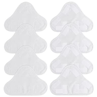 Sgizoku Steam Mop Pads for H2O X5 Steam Cleaners Replacement Microfibre Pad - 8 Pack Washable Cleaner Cover Cloths for H20 x5 Floor Cleaning Covers