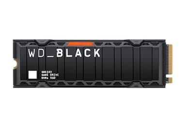 WD_BLACK SN850X 8TB M.2 2280 NVMe SSD with Heatsink - PCIe Gen4 Gaming Drive, Read 7300MB/s, Write 6600MB/s - High Performance
