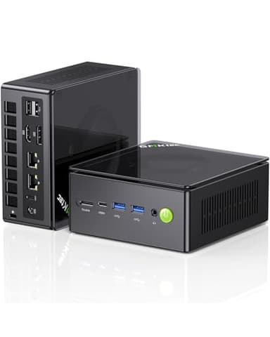 GMKtec AMD Ryzen 7 Mini Gaming PC 8845HS(8C/16T, up to 5.1GHz) K8 Plus 32GB DDR5 RAM 1TB PCIE NVME SSD, Desktop PC Oculink/Dual NIC 2.5G/WIFI 6/BT5.2/HDMI 2.1/USB4/USB3.2*2*+USB2.0*2.Mini Computer