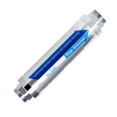 Water Softener, Inline Water Softener System to Prevent Limescale Throughout the Home, Descaler, Water Filter, Cleaner, Household Limescale Reduction System (G 1")