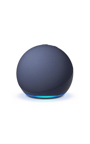 Echo Dot (Newest gen) | Bluetooth smart speaker with big vibrant sound and Wi-Fi | Deep Sea Blue, with Alexa+ Early Access