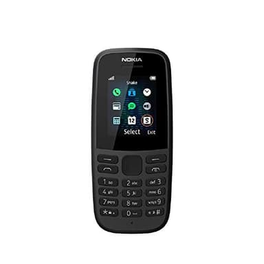 Nokia 105 (2019 edition) 1.77-Inch UK SIM Free Feature Phone (Single SIM) – Black