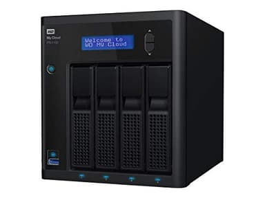 WD 56TB My Cloud PR4100 4-bay NAS - Network Attached Storage Media Server with Transcoding, with quad-core processor, 4GB DDR3L RAM and WD Red drives