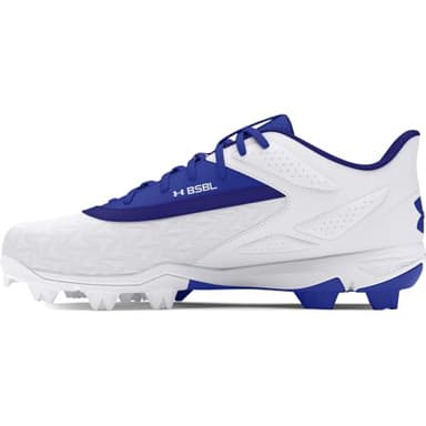 Under Armour Men's Leadoff Low Rm 3.0 Baseball Cleat Sneaker, (400) Royal/White/Royal, 11 UK