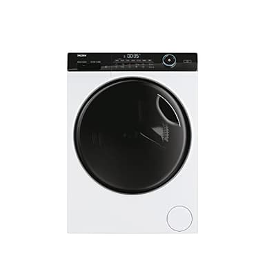 Haier I‑Pro Series 5 8kg Freestanding Washing Machine, 1400 RPM, A Rated, Direct Motion Motor, hOn App, AI Cycle, Anti-Bacterial Treatment, White, 60x53x85 cm - HW80-B14959TU1UK