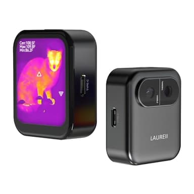 LAUREII SugarX1 Ultra-compact Thermal Imaging Camera for Beginners - 80×60 IR Resolution, Mini thermal camera for home inspections and thermal imaging science classes