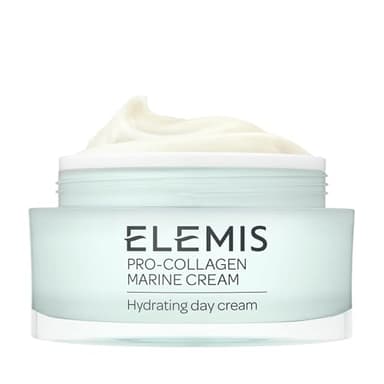 ELEMIS Pro-Collagen Marine Cream, Anti-Wrinkle Daily Face Moisturising Lotion, Hydrating Ultra-Light Gel-Cream Day Moisturiser Leaves Skin Smooth, Glowing and Rejuvenated, Suitable For All Skin Types
