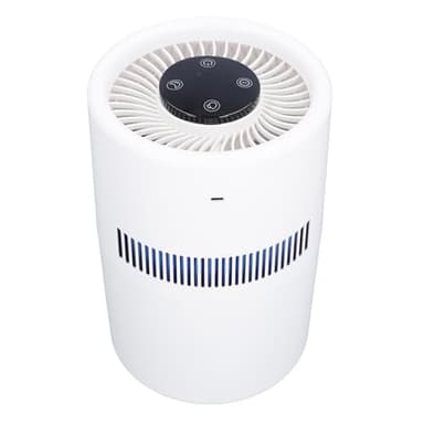 Air Purifier and Humidifier in One, 2 in 1 5W Quiet Desktop Air Purifiers with 4L Water Tank for Bedroom, Water Air Purifier humidifier Combo for Bedroom Baby Home Office