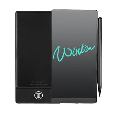 6.5 Inch LCD Writing Tablet with Pen for Adults, Erasable Electronic Writing Pad with Hall Clear Sensor, 6.5" Office Writing Pad Handwriting Drawing Board with Lock Function for Notes Doodles Messages