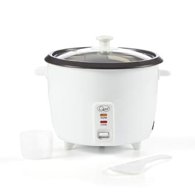 Quest 35450 2.5L Rice Cooker/Up to 12 Servings/Non-Stick Removable Bowl/Keep Warm Functionality / 900W / Includes Measuring Cup & Spatula