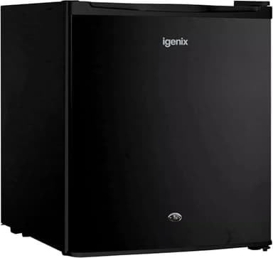 Igenix IG3751BL Table Top Mini Freezer with 33 Litre Capacity, 1 Wire Shelf, Reversible and Lockable Door, Black