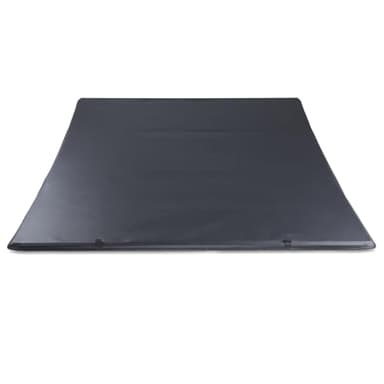 Tri-Fold Folding Truck Bed Soft Tonneau Cover Compatible with Nissan Navara D23 NP300 2015-2021 Pickup Cargo Load Black Cover 3 Fold Low Profile