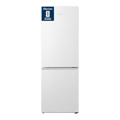 Fridgemaster MC50175A 50cm Freestanding 60/40 Fridge Freezer - 175-litre capacity with Crisper box - Reversible Door - LED Lighting- 4 Star Freezer Rating - White - E Rated
