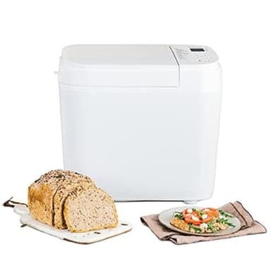 Panasonic SD-B2510 Automatic Bread maker, 21 Programmes, 4 Gluten-Free Mode, Dual Temperature Sensors, 13 Hours Digital Timer, White