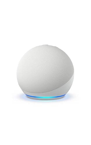 Echo Dot (Newest gen) | Bluetooth smart speaker with big vibrant sound and Wi-Fi | Glacier White, with Alexa+ Early Access