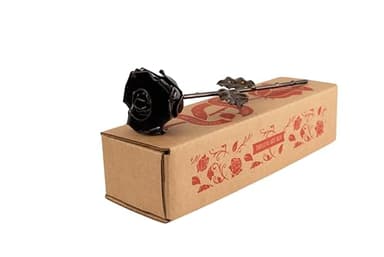 Forging Art Bcn® Hand Forged Eternal Wrought Iron Rose (Bronze)