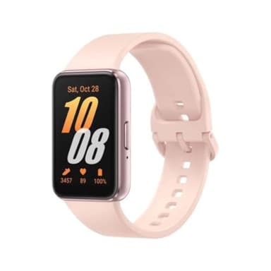Samsung Galaxy Fit3 (Pink Gold), 40mm AMOLED Display with Aluminium Body, Comprehensive Fitness and Health Tracking, Upto 13-Day Battery with Fast Charging, 5ATM & IP68 Rating (UK Version)