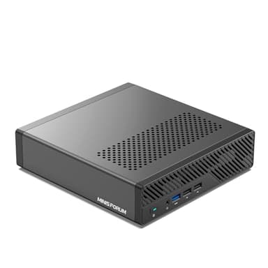 MINISFORUM MS-01 Mini Workstation Barebone with Intel Core i9-13900H (vPro Enterprise Support) Mini PC,2x 10Gbps SFP+/2x 2.5G RJ45/2x USB4/HDIM/1x PCIe4.0x16 slot/Support 3x M.2 2280/22110/U.2 SSD