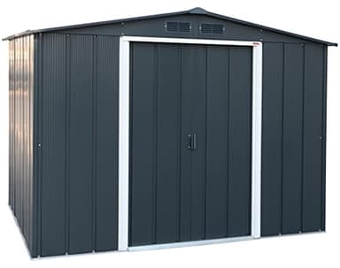 tepro ECO Metal Tool Shed 8 x 6 Anthracite 262 x 182.1 x 191 cm