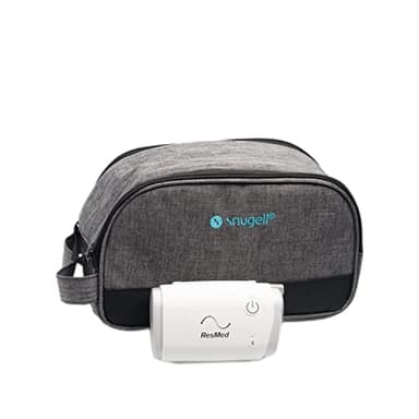 Snugell AirMini CPAP Travel Case – Compact, Lightweight Carry Bag for CPAP Machine – Organized Storage with Versatile Pockets for Accessories – Durable, Convenient, Travel-Friendly – Bag Only Included