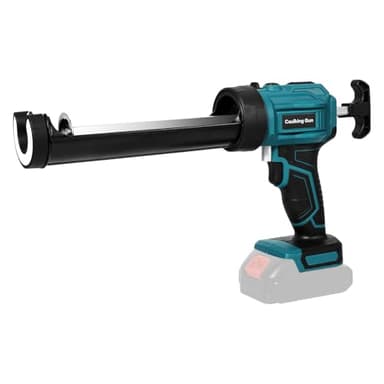 Electric Silicone Gun for M-Akita 21V Battery,Caulking Gun with LED Lights,300ml Cartridges,Up to 6500N,4 Speed,Anti-Drip,Cordless Glue Gun Tool for Sealing,Sealant (Without Battery)