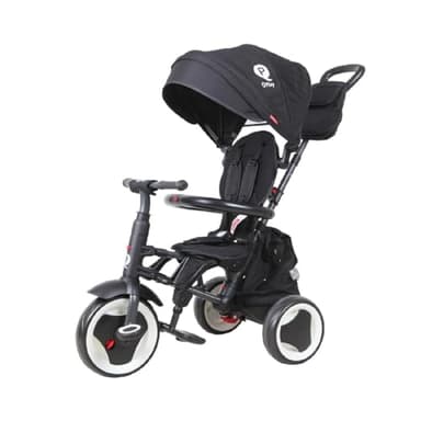 QPLAY Tricycle Rito Plus Czarny - Unisex, 18 months to 5 years old