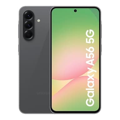 Samsung Galaxy A56 5G Smartphone, Awesome Intelligence, 8GB RAM, 256GB Memory Storage, 50MP Camera, Awesome Graphite, 3 Year Extended Warranty (UK Version)