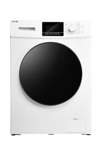 HYE Washing Machine - Washer, 10KG Drum, 1400RPM, A Energy Rating, 60CM Width, Freestanding Design, Quiet 76 dB Operation, 16 Programs, Quick & Eco Wash, Perfect For Busy Households - W0110RT14W07