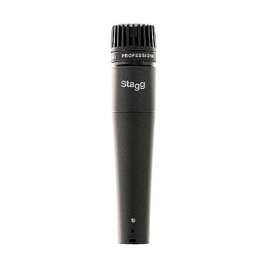 Stagg SDM70 Professional Cardioid Dynamic Microphone, 3-Pin XLR Connection, Instrumental Microphone for Guitars, Amplifiers and Drums