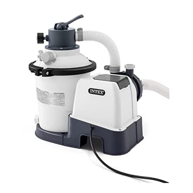 Intex SX925 Krystal Clear Sand Filter Pool Pump for Above Ground Pools: 925 GPH Pump Flow Rate – Improved Circulation and Filtration – Easy Installation – Improved Water Clarity – Easy-to-Clean