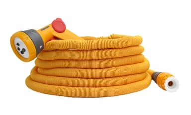 HOZELOCK - Wonderhoze Expanding Hose 40m : Flexible Hose, Stretches up to 3X Original Length | with 2 Aquastop Fittings and Multispray Gun: Ready to Use
