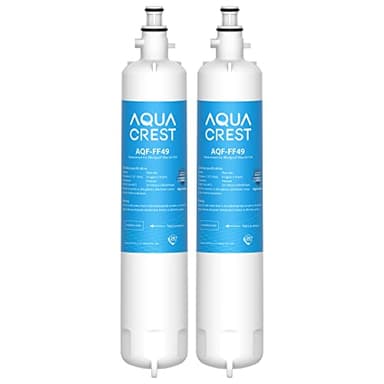 AQUACREST 847200 Fridge Water Filter, Compatible with Fisher & Paykel 847200, RS9120W Activesmart Integrated and More - for Product Codes Starting with 25xxx (2)