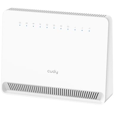 Cudy Unlocked 4G LTE Cat 6 Gigabit Modem Router with SIM Card Slot, 2 CA, AC1200 WiFi, OpenVPN, Wireguard, IPsec, VPN, LT700E