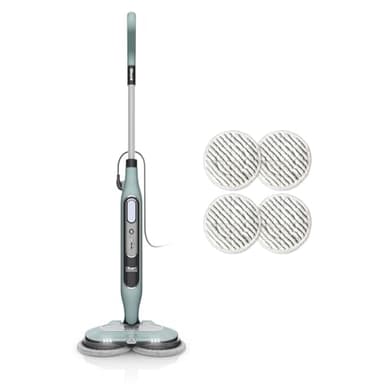 Shark Automatic Steam Mop with Steam Blaster & 6 Dirt Gripping Pads, 3 Steam Tiers, Stain & Dirt Removal, All Sealed Hard Floors, 8m Cord, Sage Green, S8201UKCP