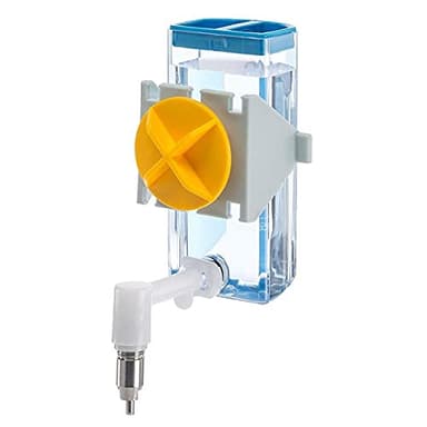 Ferplast Drinker for rabbits SIPPY, Rabbit Water bottle Capacity 600 cc, Fixing system on wire mesh or smooth surfaces, Stainless steel nozzle 10,5 x 9 x h 24 cm - 0,6 L