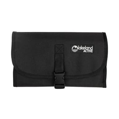 Lakeland Active Eskdale Fold Out Hanging Travel Toiletry Bag for Men & Women - Black