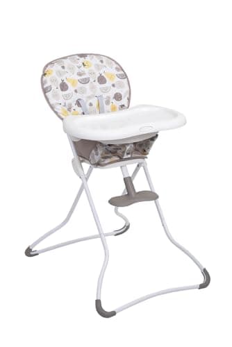 Graco Snack N' Stow Highchair with compact fold, lightweight at only 5.4kg and freestanding fold, Fruitella fashion