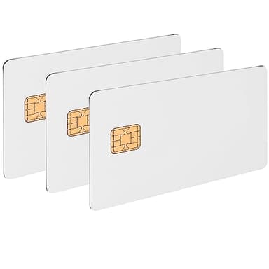 Pdxox J3R180 JCOP4-180K Java Smart Card (Replace UNFUSED J2A040 Chip Java JCOP) with 2 Track 8.4mm HICO Magnetic Stripe J3R180 JCOP4-180K Java-3pack
