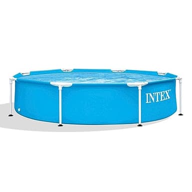 Intex 28205EH 8 X 20 Rust Resistant Durable Steel Metal Frame Outdoor Backyard Circular Swimming Pool with Reinforced Sidewalls (Pump Not Included)