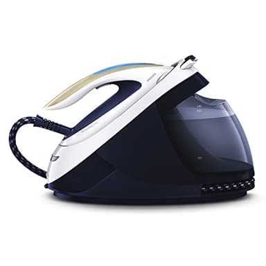 Philips PerfectCare Elite Steam Generator Iron – Cut Ironing Time in Half with 6.7 Bar Pressure, 470g Steam Boost, No Settings Needed, 1.8L Tank for 2H Use, Vertical Steam (GC9630/20)