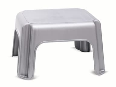 Addis Step Stool Solid, Metallic Silver, 1 510044