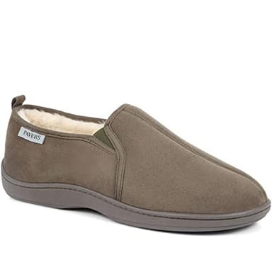 Pavers Comfy Antibacterial Slippers - Olive Size 11